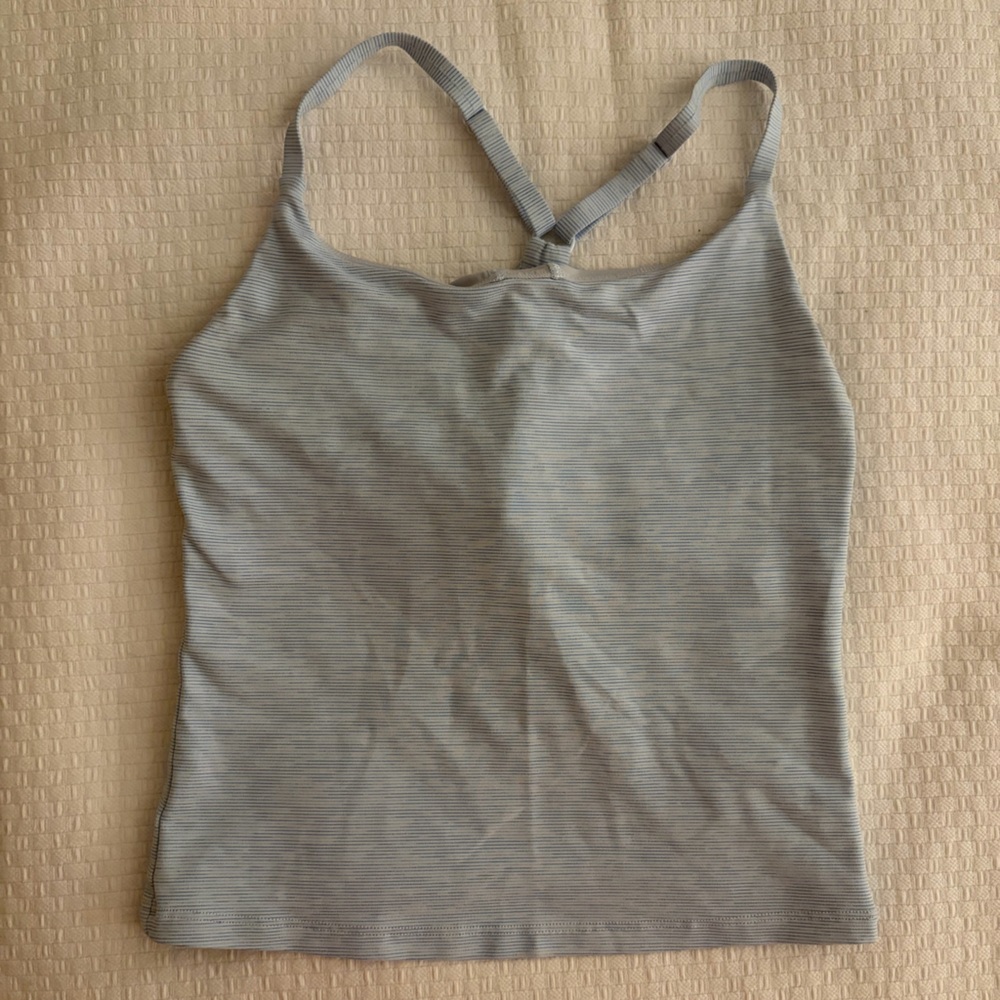 Outdoor Voices Blue Techsweat Top